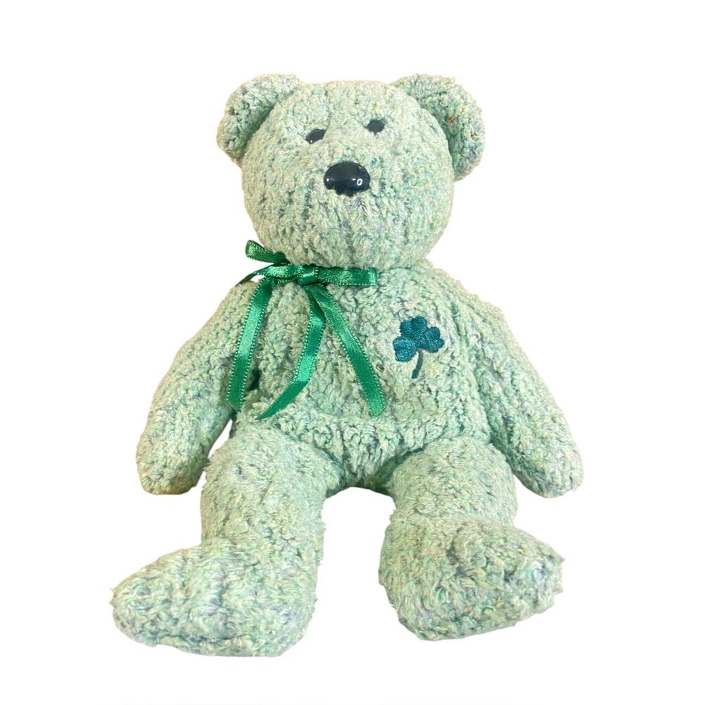 Ty Beanie Babies Shamrock Bear Lucky Vtg 2000 Plush Collectible No Hang Tag